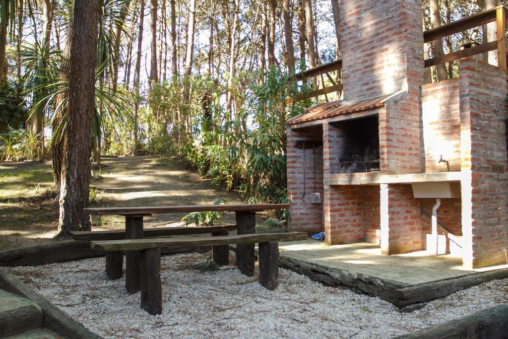 森林露营地山林小屋 Balneario Mar Azul 外观 照片